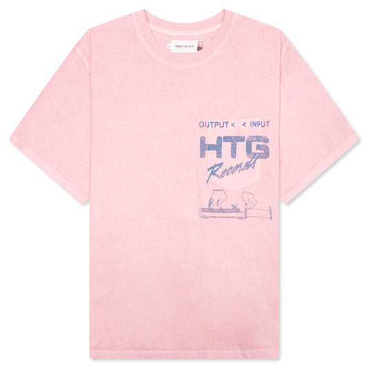 Records Tee - Pink
