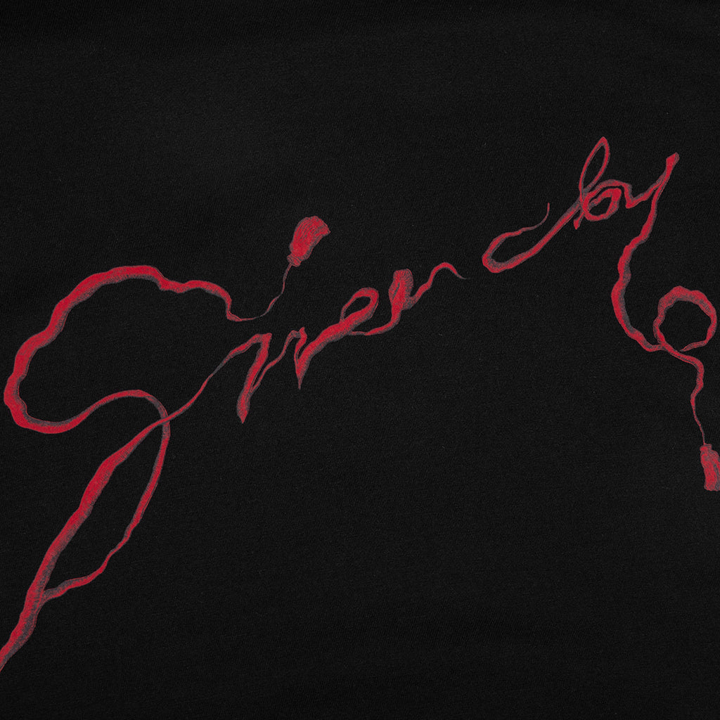 Chandelier and Snake Print T-Shirt - Black
