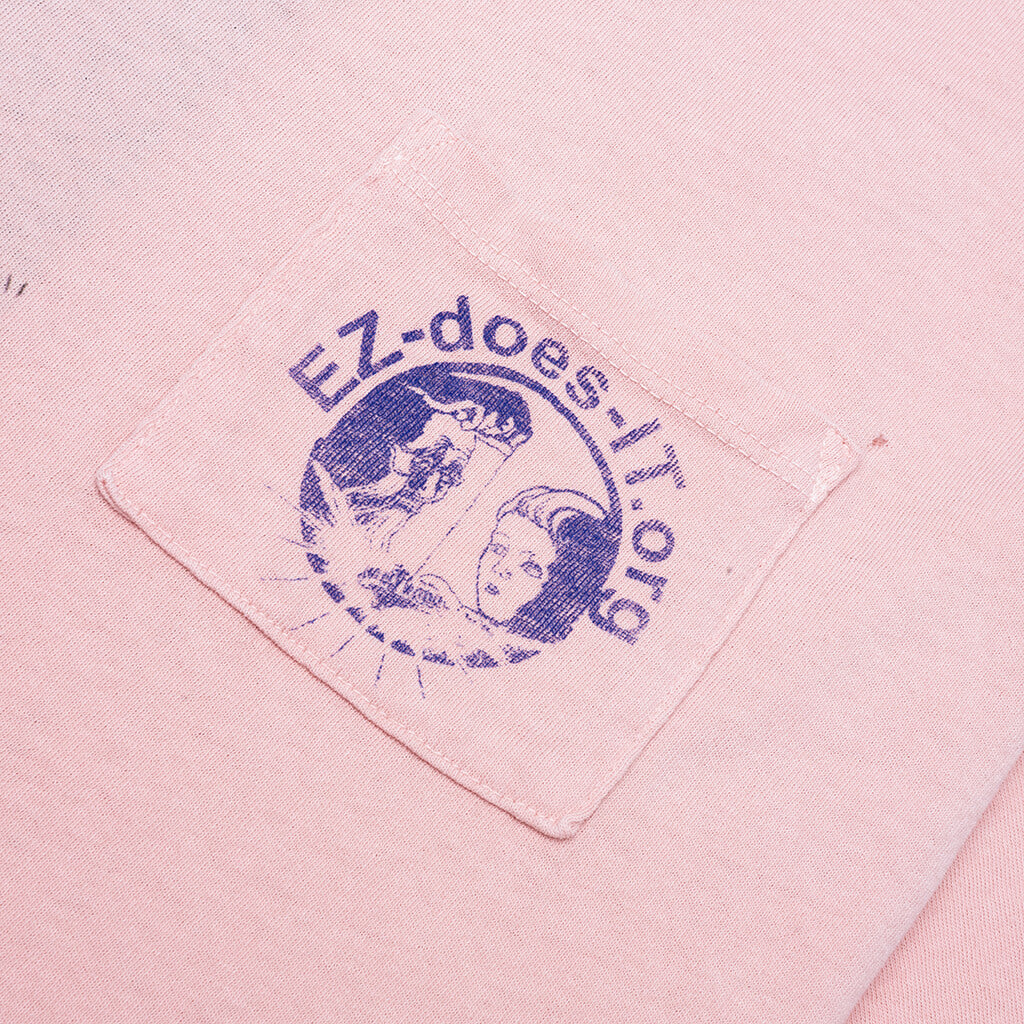 Rehab Romance Pocket Tee - Pink