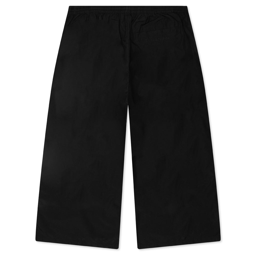Relaxed Fit Trousers - Black