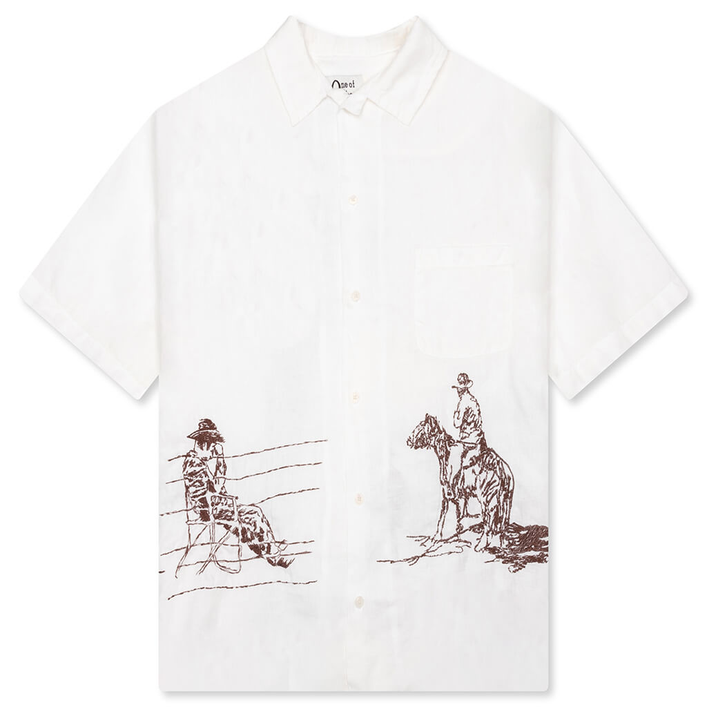 Remember Me Camp Shirt - Ivory