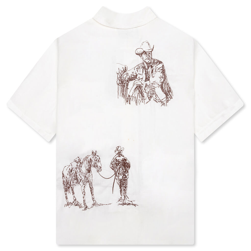 Remember Me Camp Shirt - Ivory