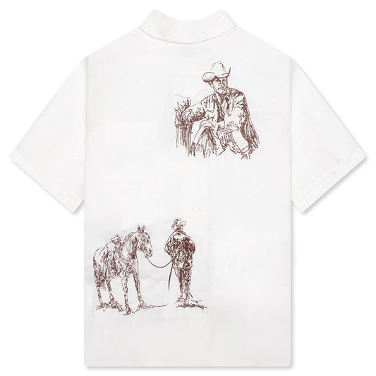 Remember Me Camp Shirt - Ivory