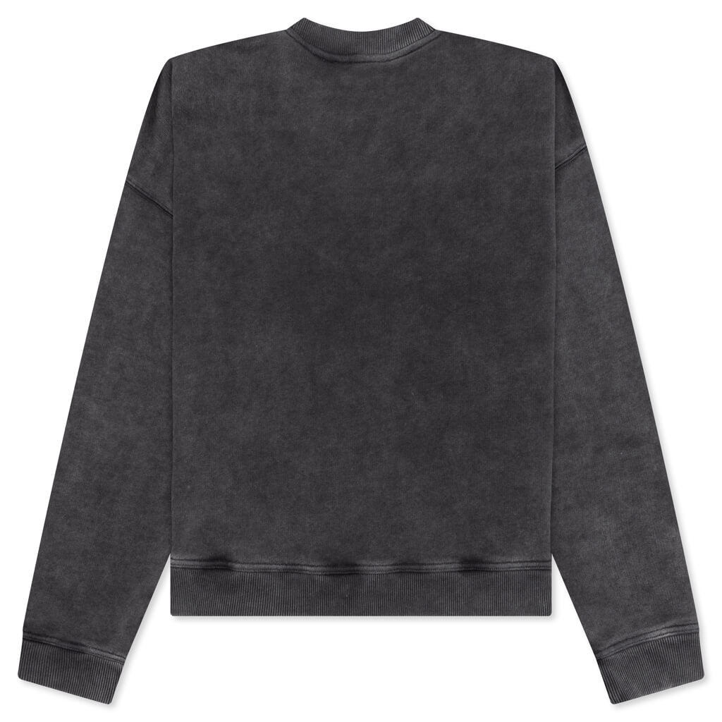 Red Applique Sweater - Vintage Black