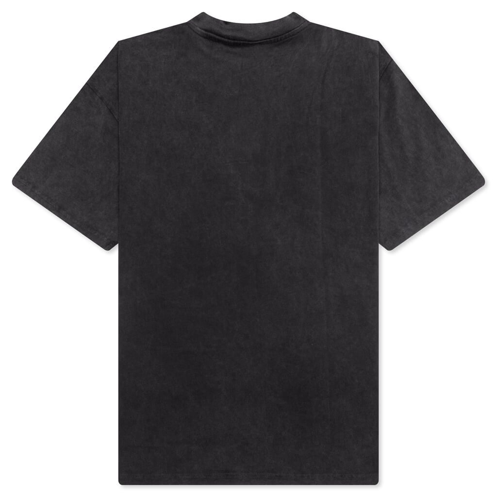 Red Applique T-Shirt - Vintage Black