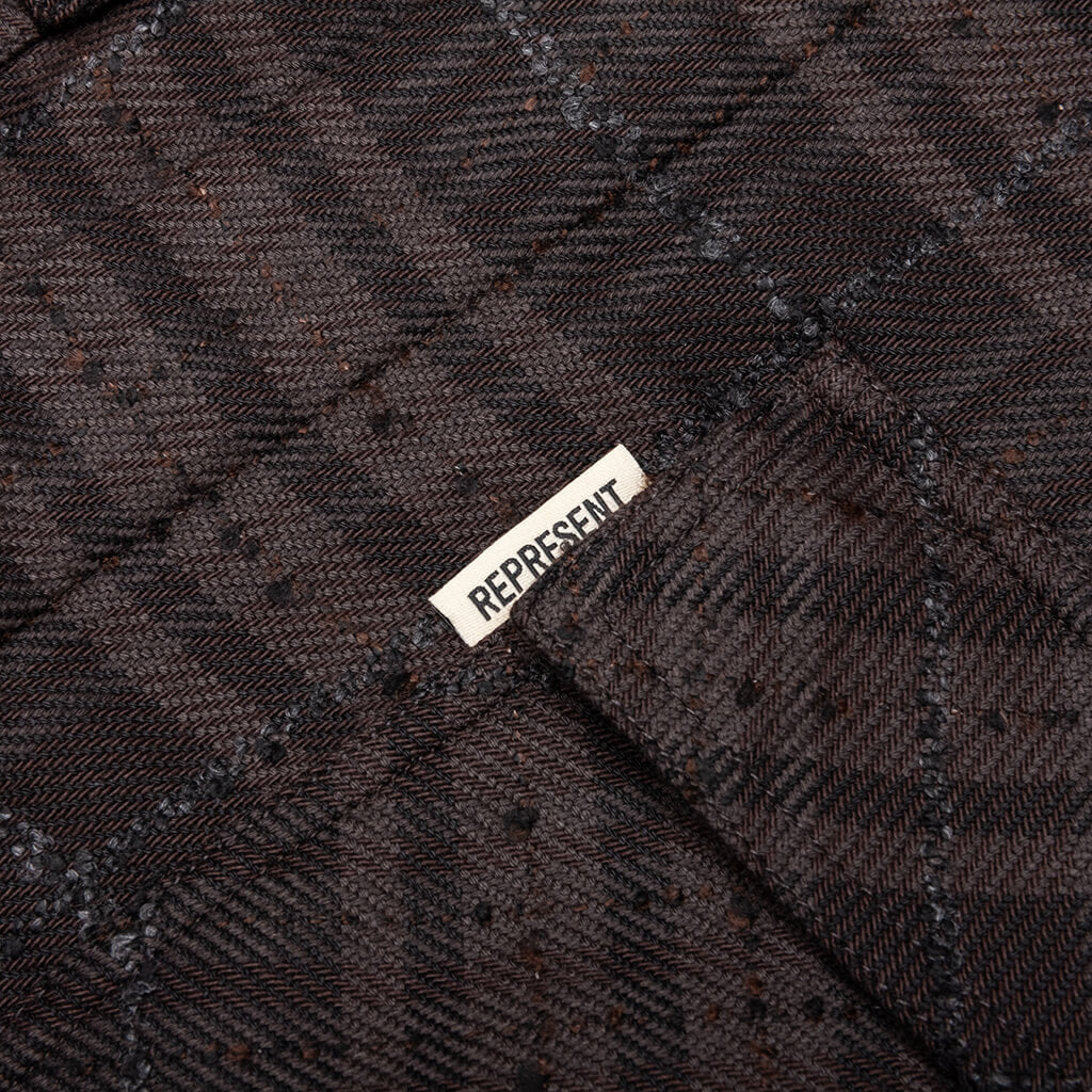Rep Flannel Shirt - Coffee