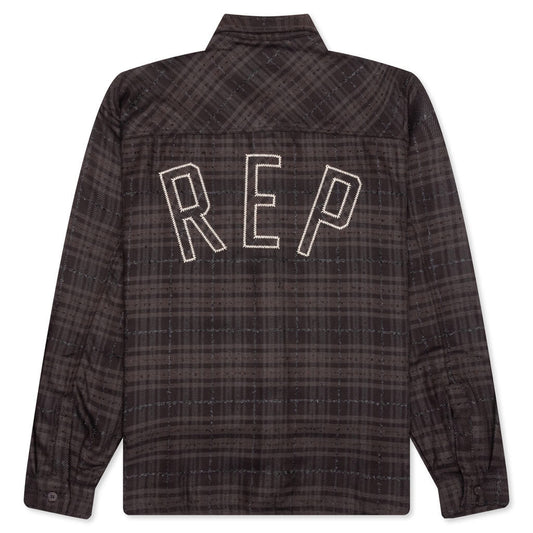 Rep Flannel Shirt - Coffee