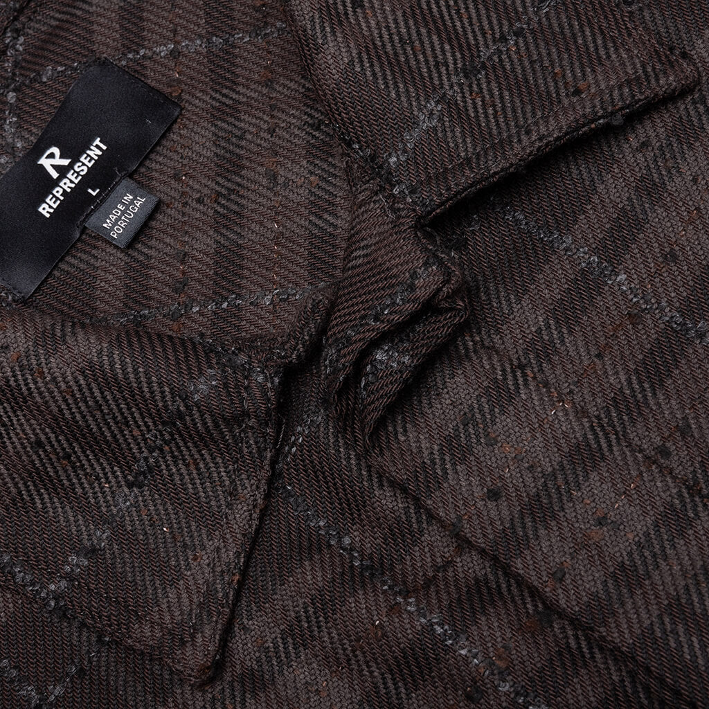 Rep Flannel Shirt - Coffee