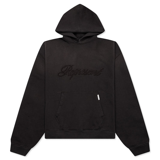 Rep Reverse Applique Hoodie - After Dark