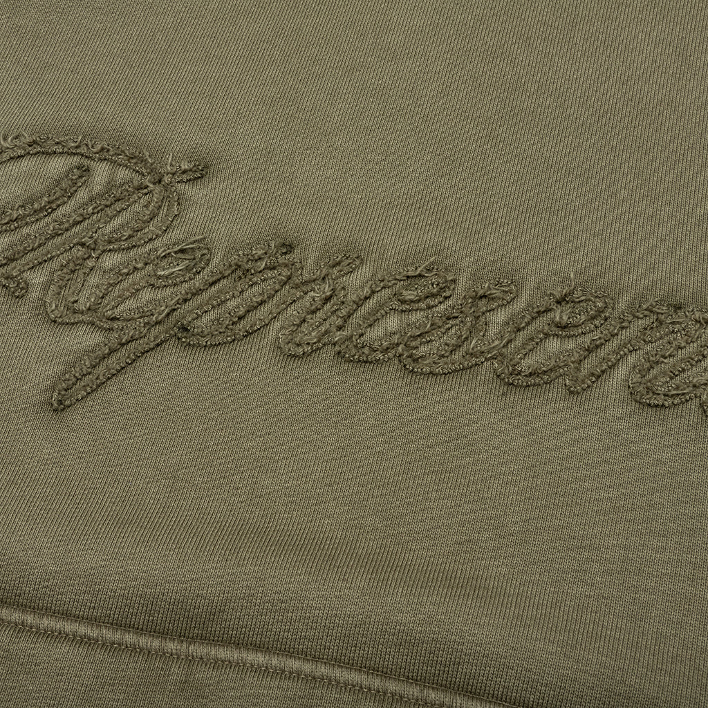 Rep Reverse Applique Hoodie - Vintage Khaki