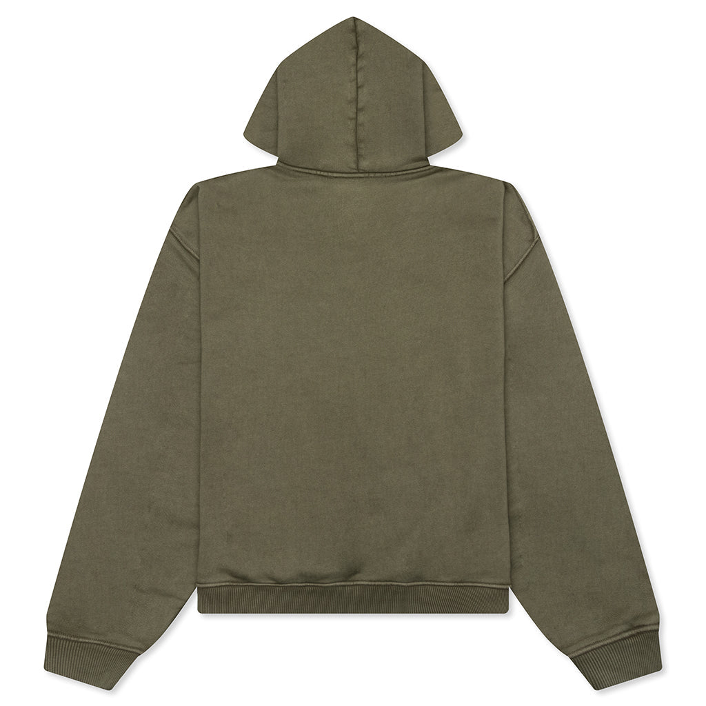 Rep Reverse Applique Hoodie - Vintage Khaki
