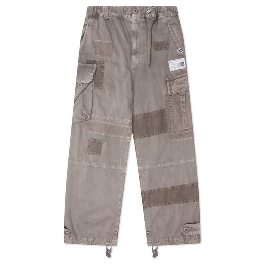 Repair Cargo Trousers - Light Grey