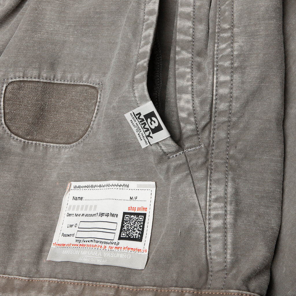 Repaired Cargo Shorts - Light Grey