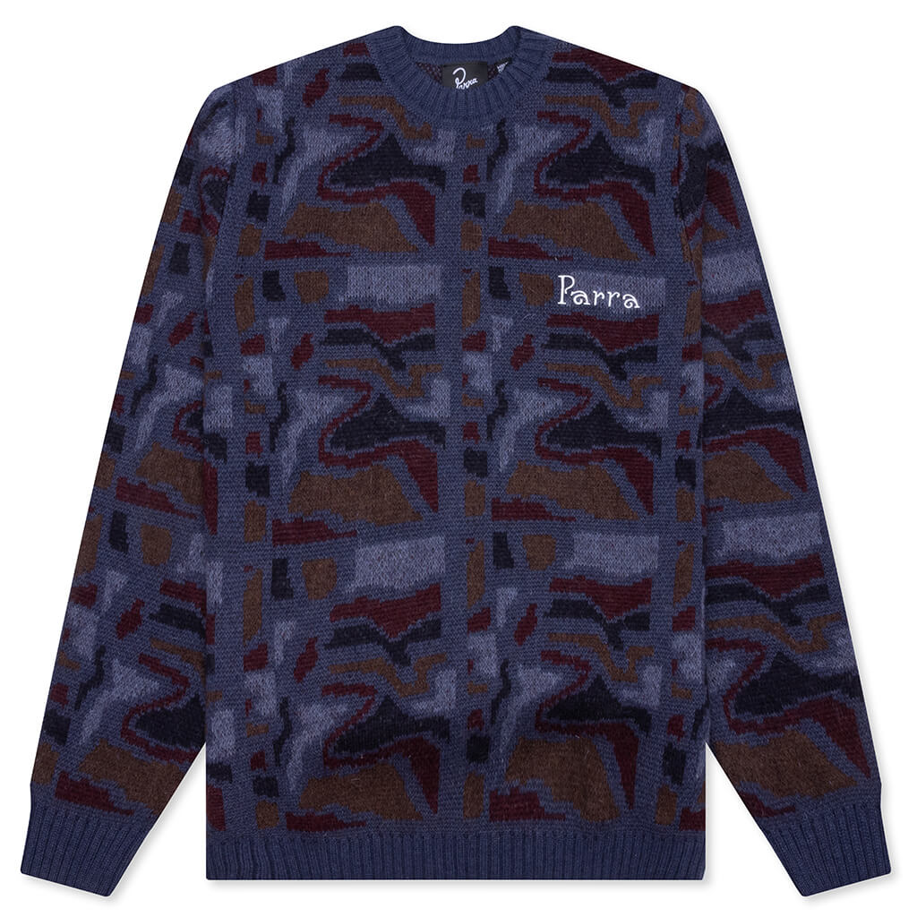 Repeat Ftp Booster Knitted Pullover - Blue