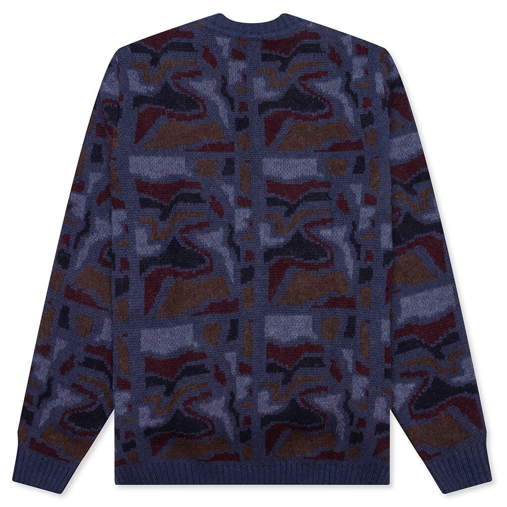 Repeat Ftp Booster Knitted Pullover - Blue