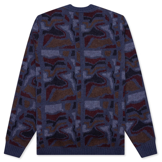 Repeat Ftp Booster Knitted Pullover - Blue