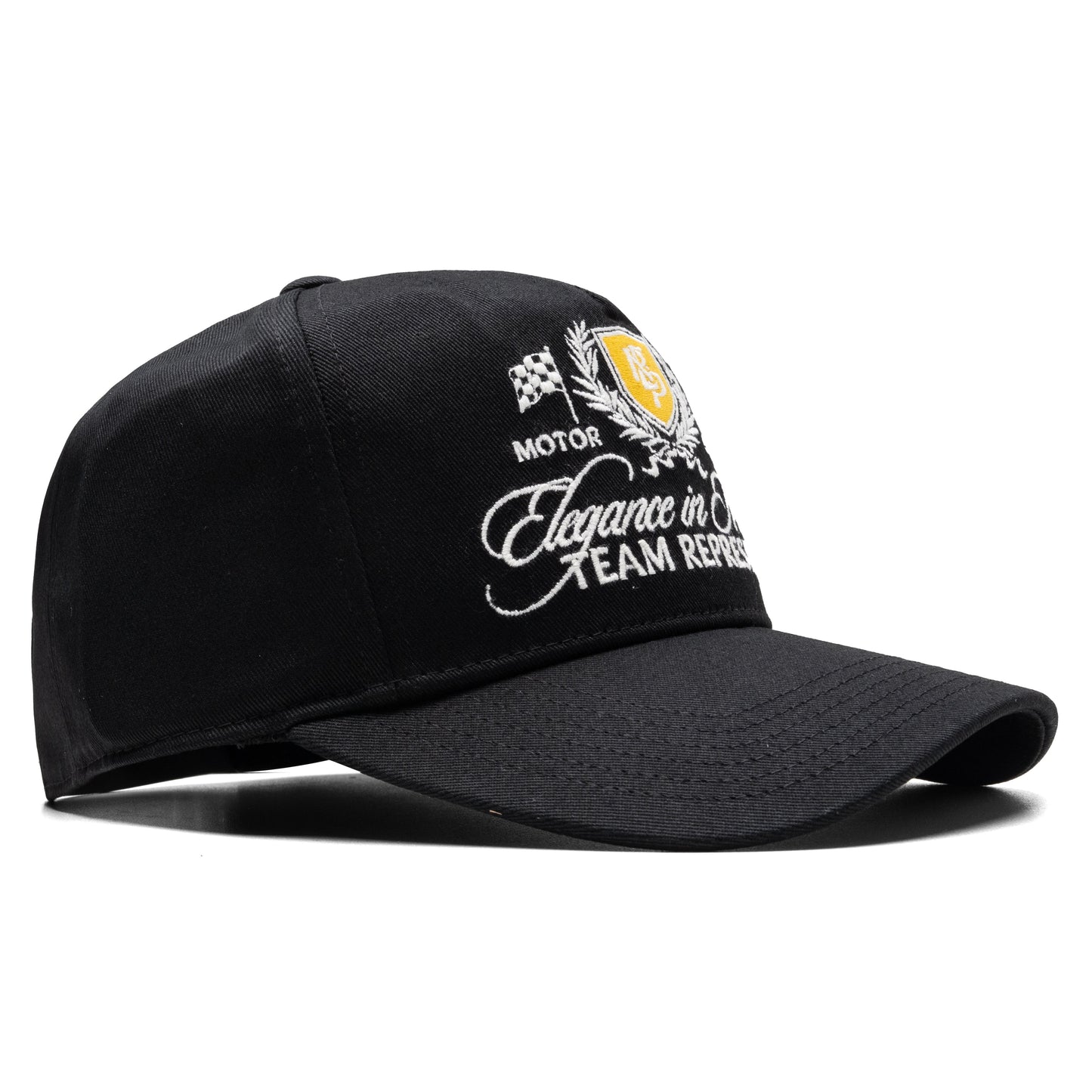 Crest Cap - Jet Black