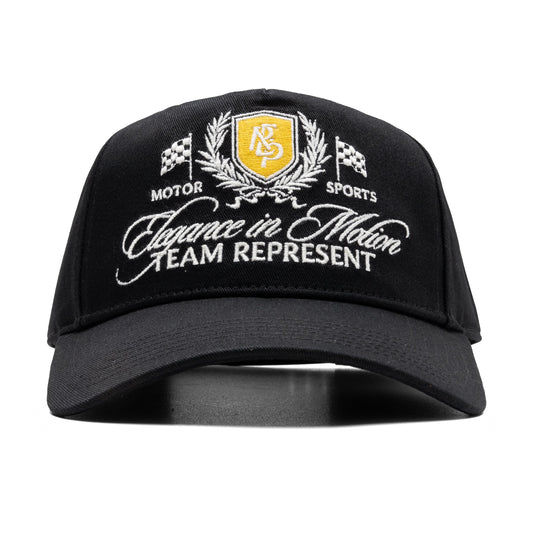 Crest Cap - Jet Black