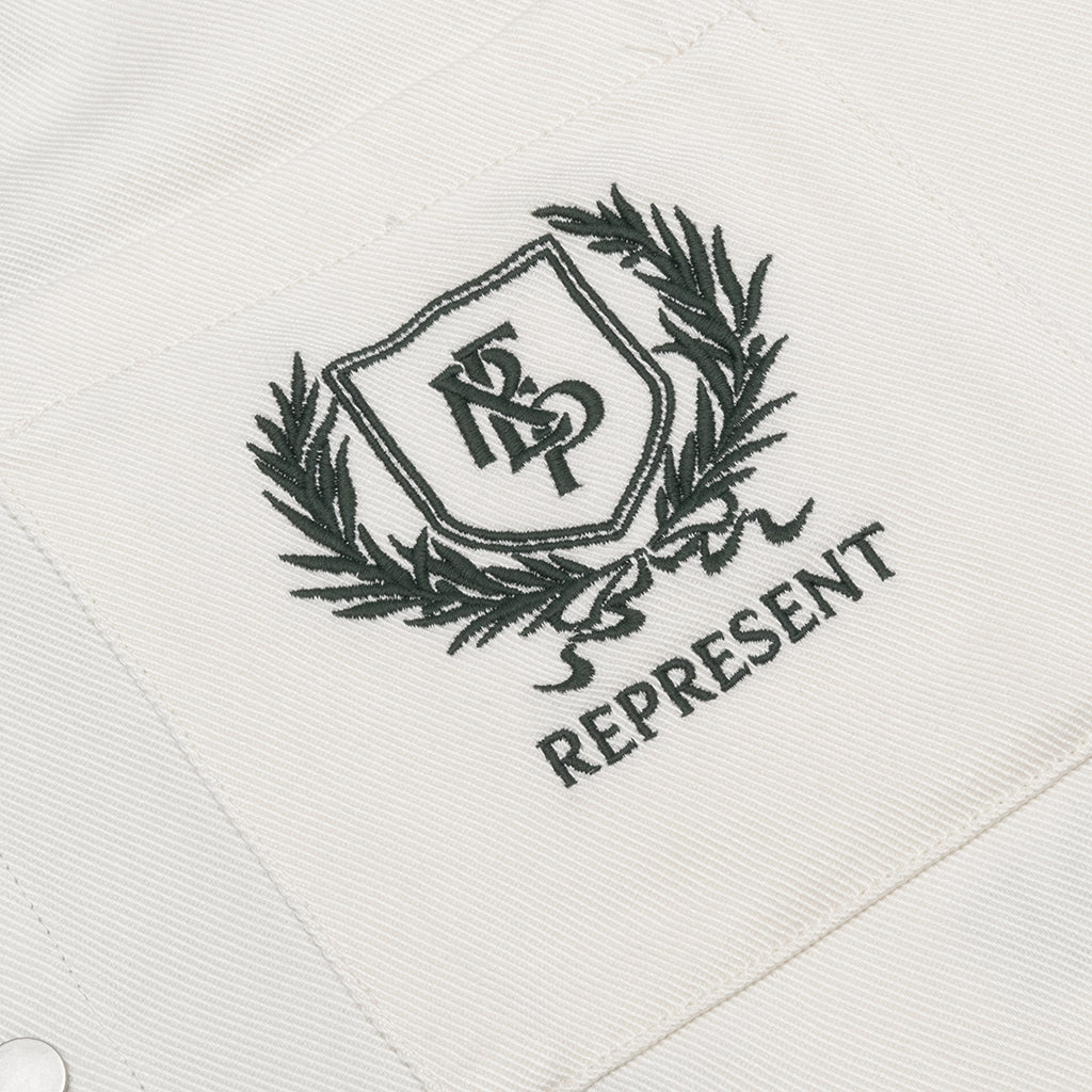 Represent Crest Shirt - Antique White