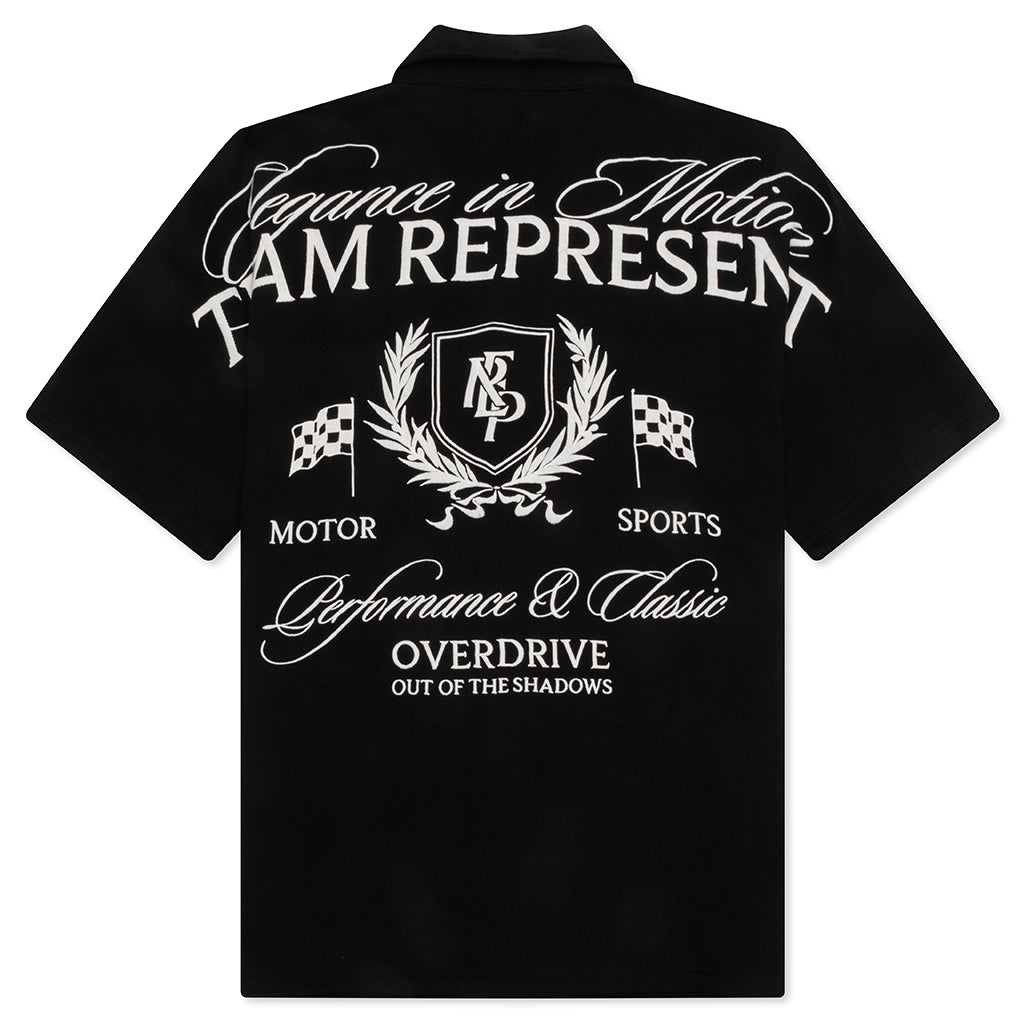 Crest Shirt - Jet Black