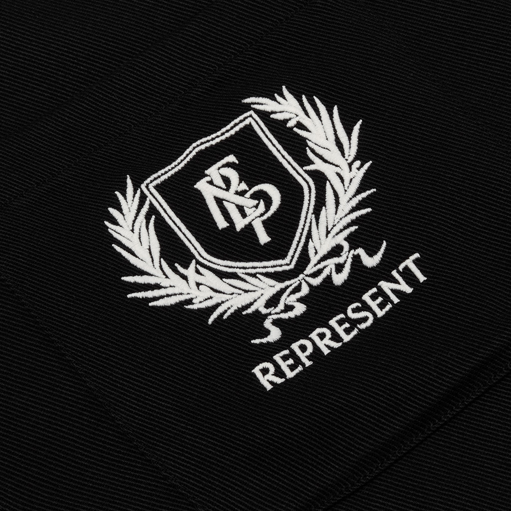 Crest Shirt - Jet Black