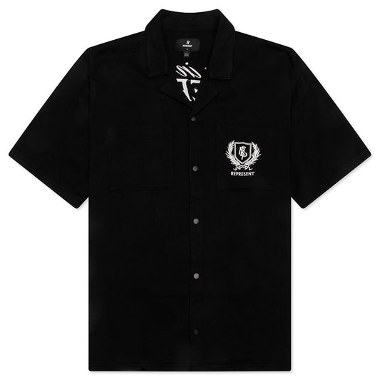 Crest Shirt - Jet Black