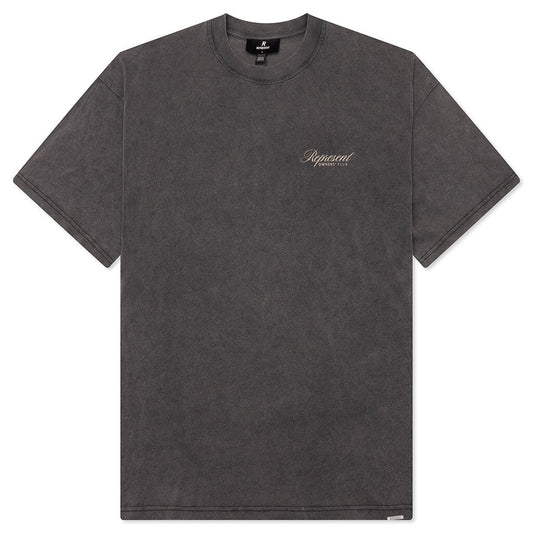 Owners Club Script T-Shirt - Vintage Grey