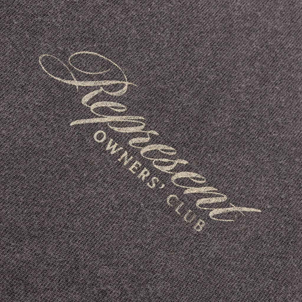 Owners Club Script T-Shirt - Vintage Grey