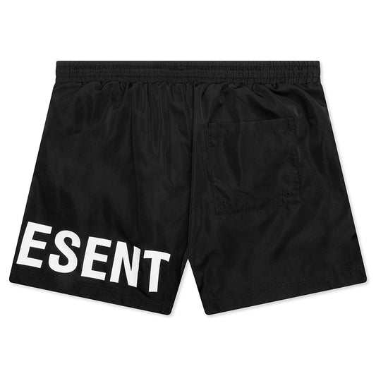 Polyester Swim Short - Black