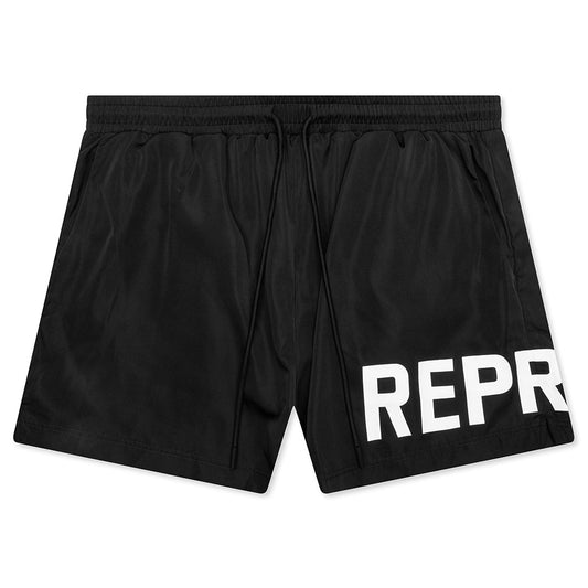 Polyester Swim Short - Black