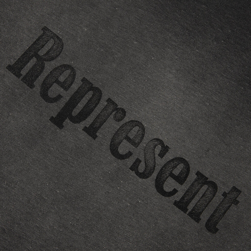 Represent Ringer T-Shirt - Stained Black