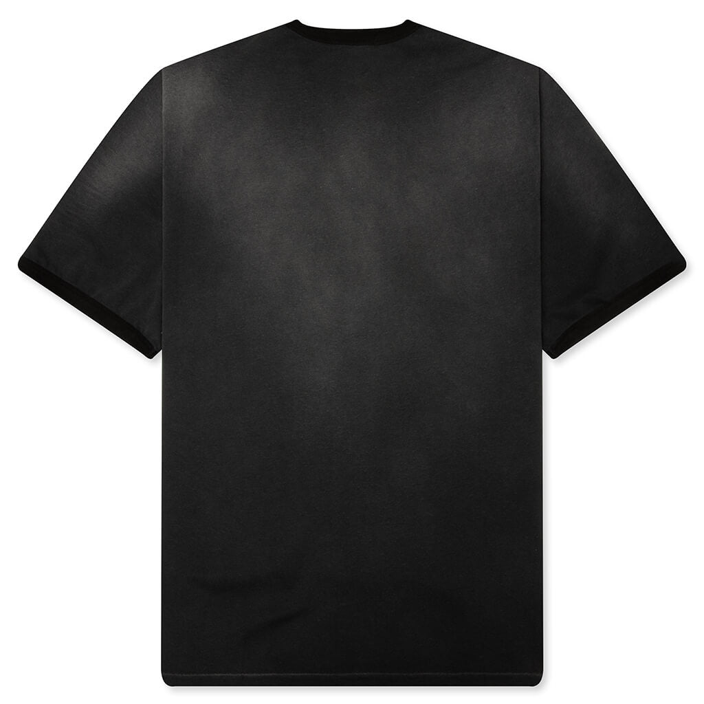 Represent Ringer T-Shirt - Stained Black