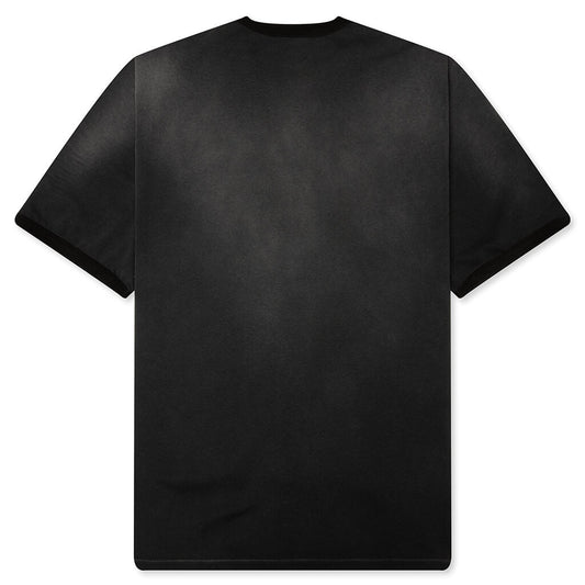 Represent Ringer T-Shirt - Stained Black