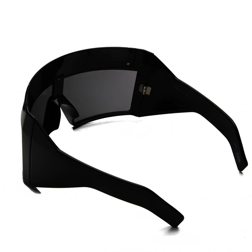 Rev Shiny Sunglasses - Black