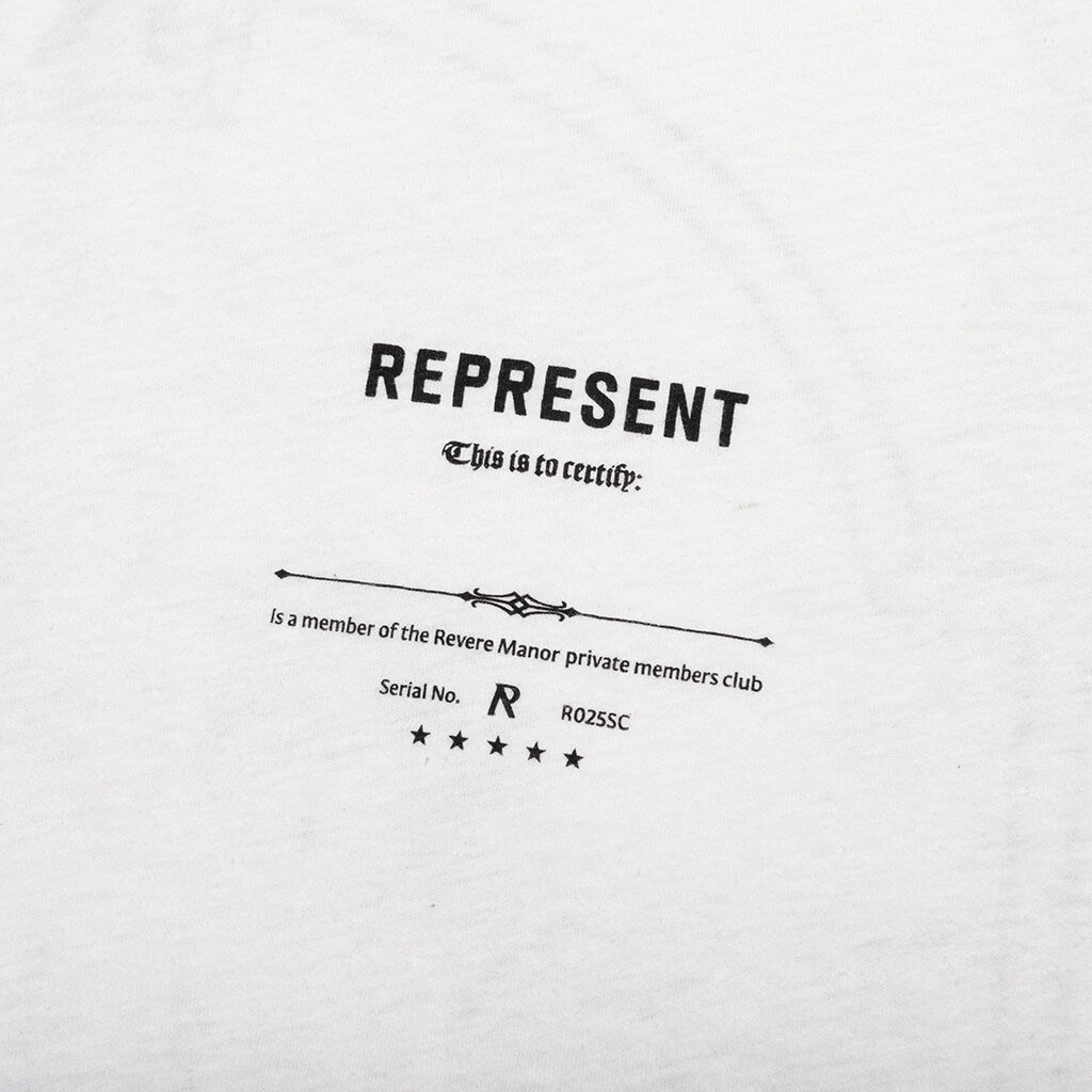 Revere Manor T-Shirt - Aged White