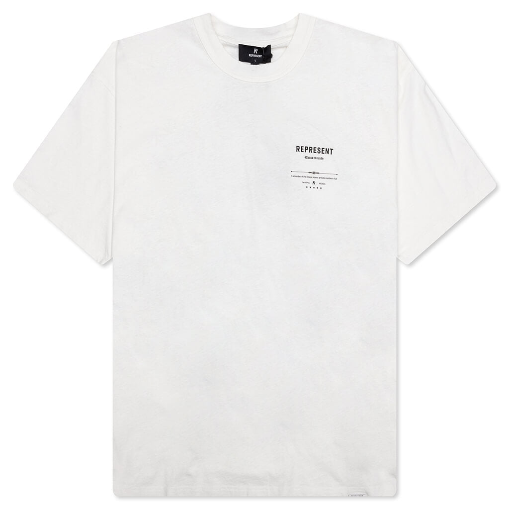 Revere Manor T-Shirt - Aged White