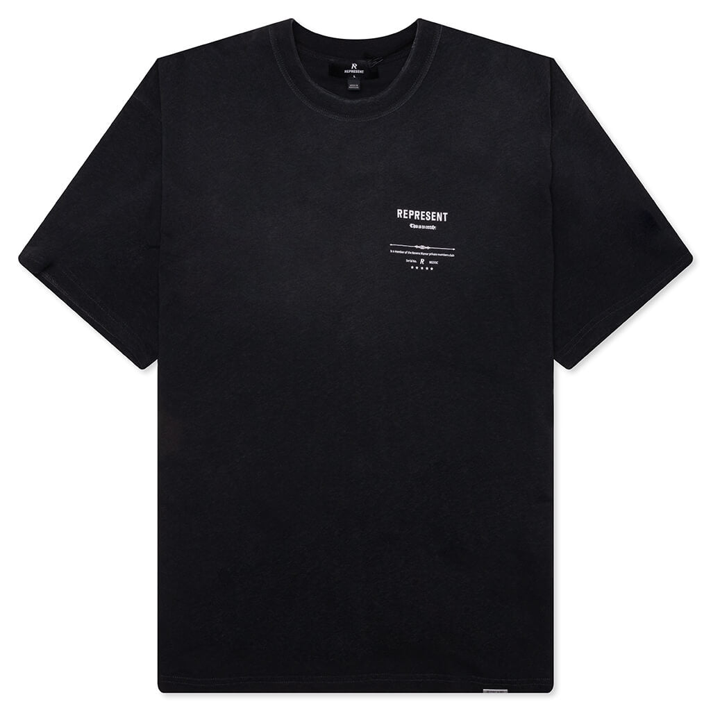 Revere Manor T-Shirt - Stained Black