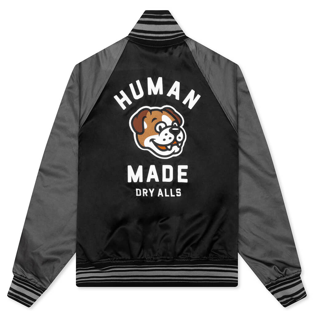 Reversible Satin Jacket - Burgundy