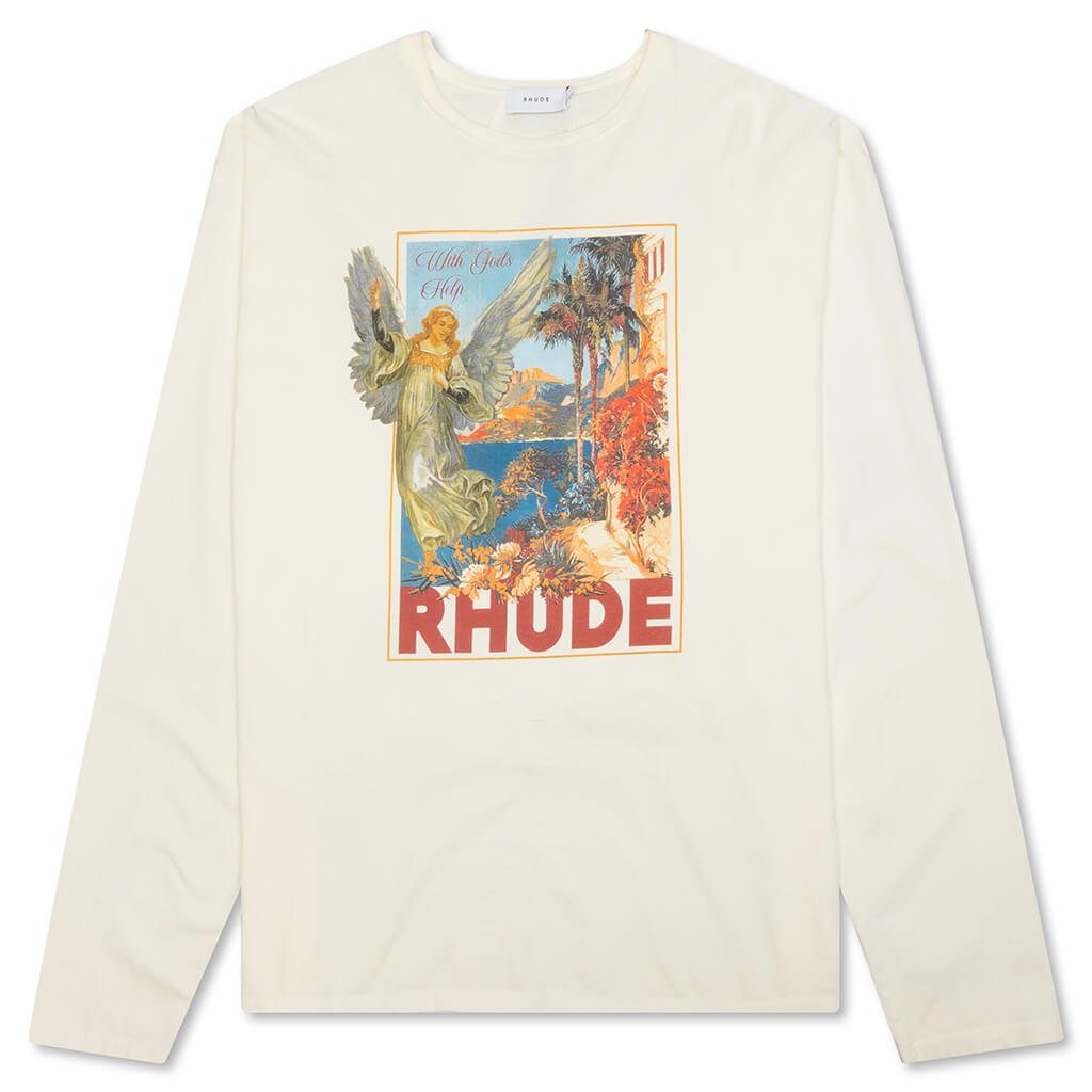 Angel L/S Tee - Vintage White