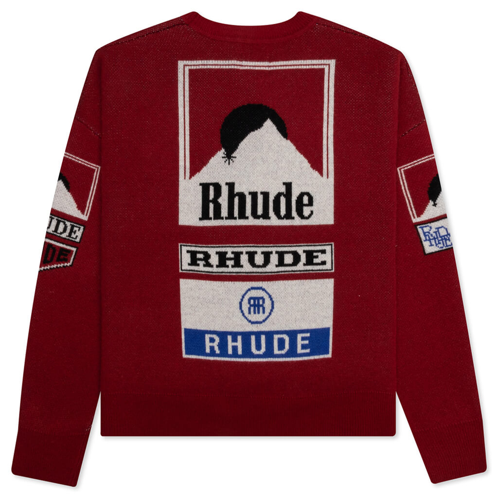 Ayrton Crewneck - Creme/Black/Blue