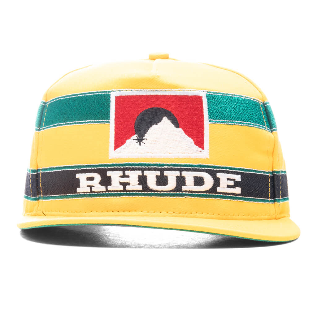 Ayrton Hat - Yellow/Forest Green
