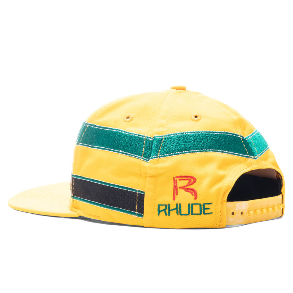 Ayrton Hat - Yellow/Forest Green