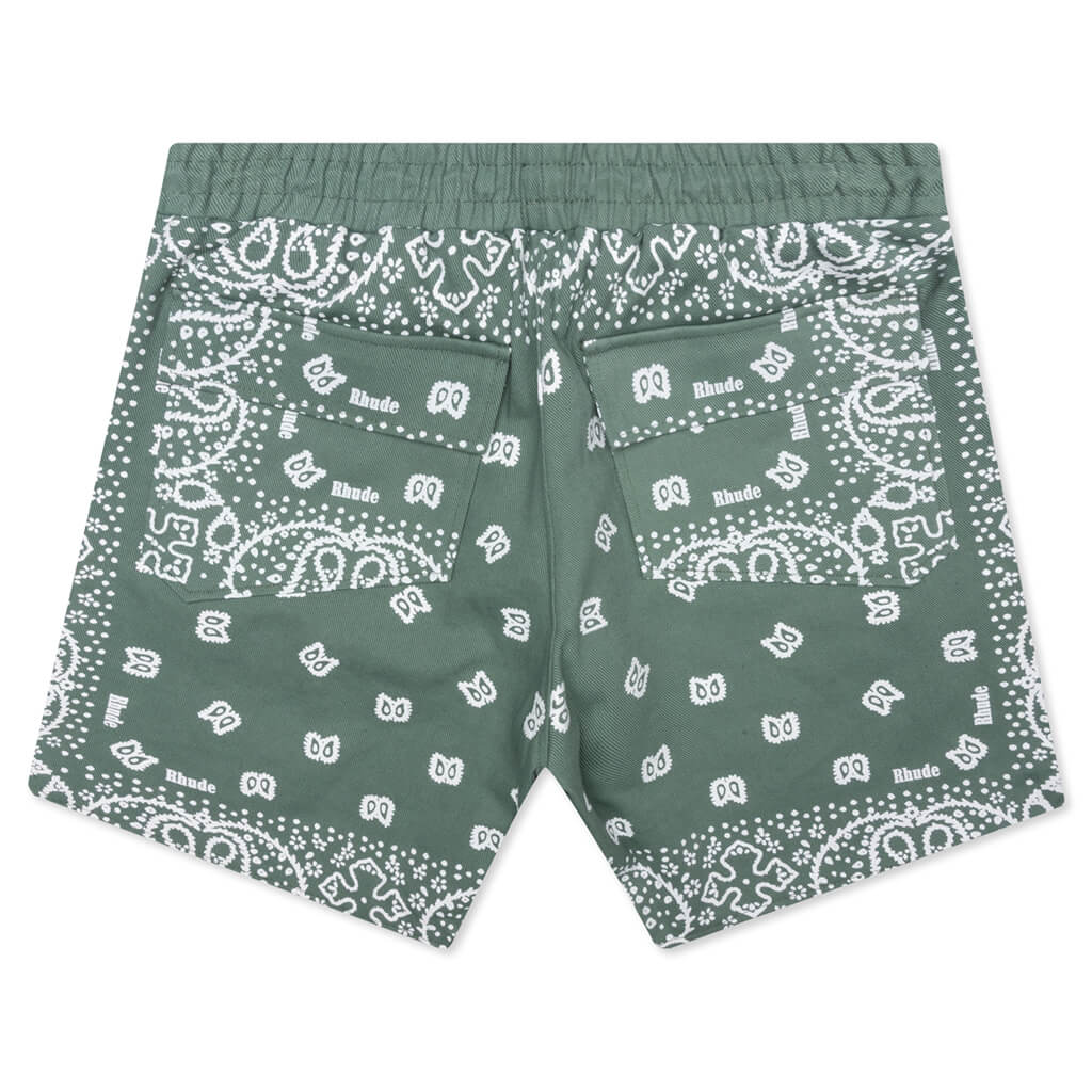 Bandana Shorts - Sage