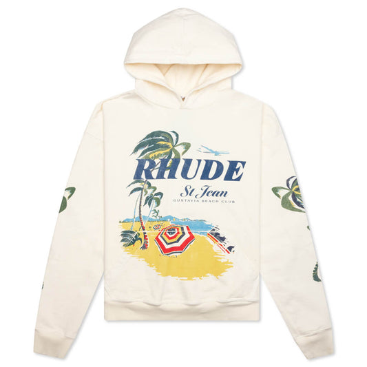 Beach Club Hoodie - Vintage White