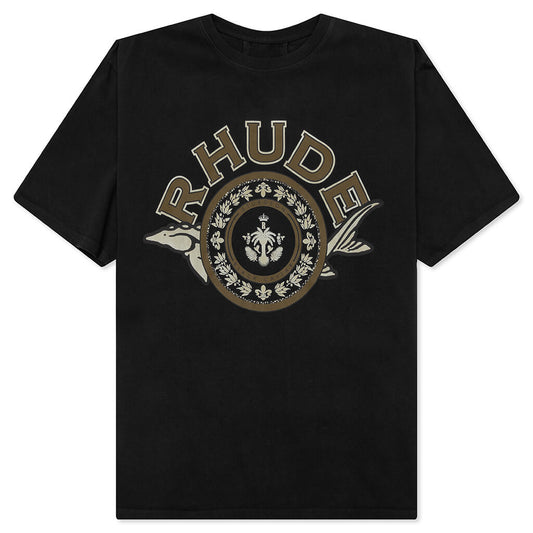 Rhude Black Caviar Tee - Vintage Black
