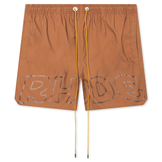 Camel Logo Swim Trunk - Camel