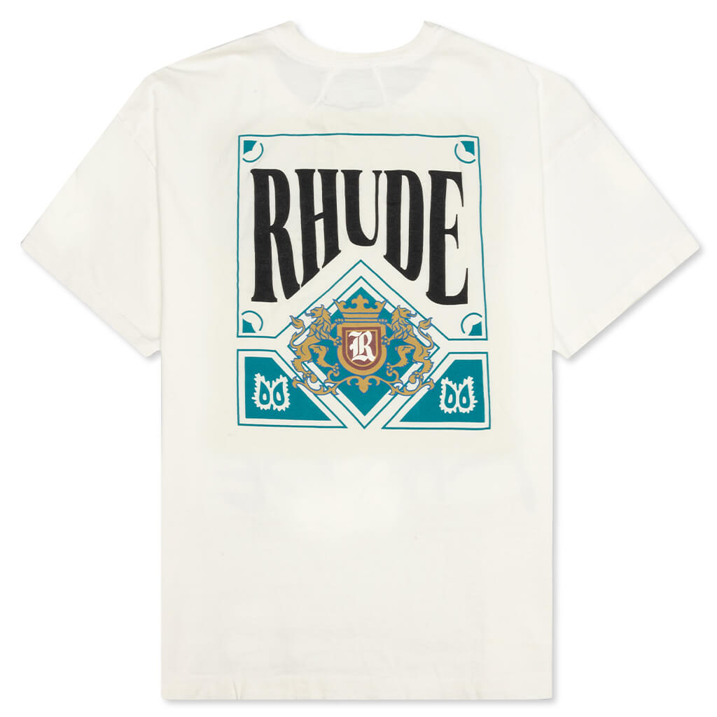 Card Tee - Vintage White