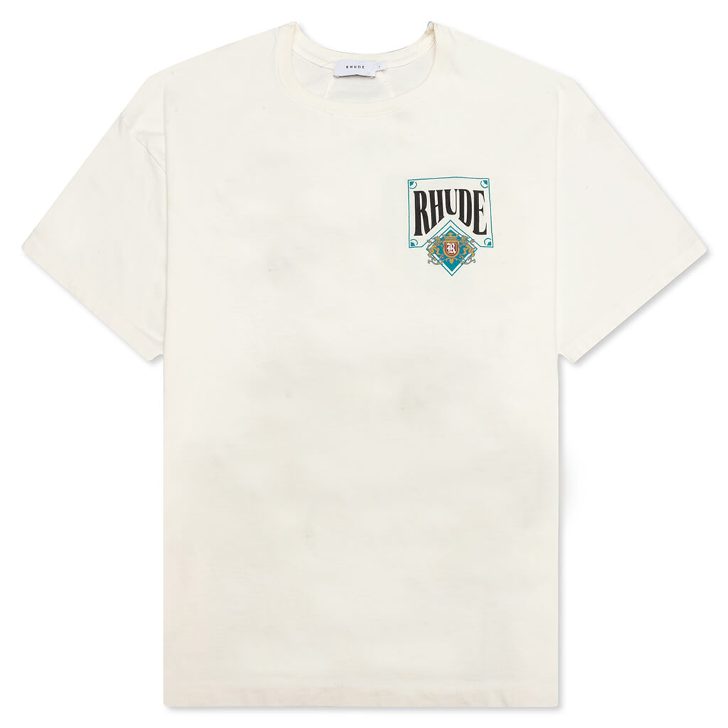 Card Tee - Vintage White