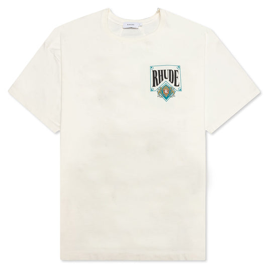 Card Tee - Vintage White