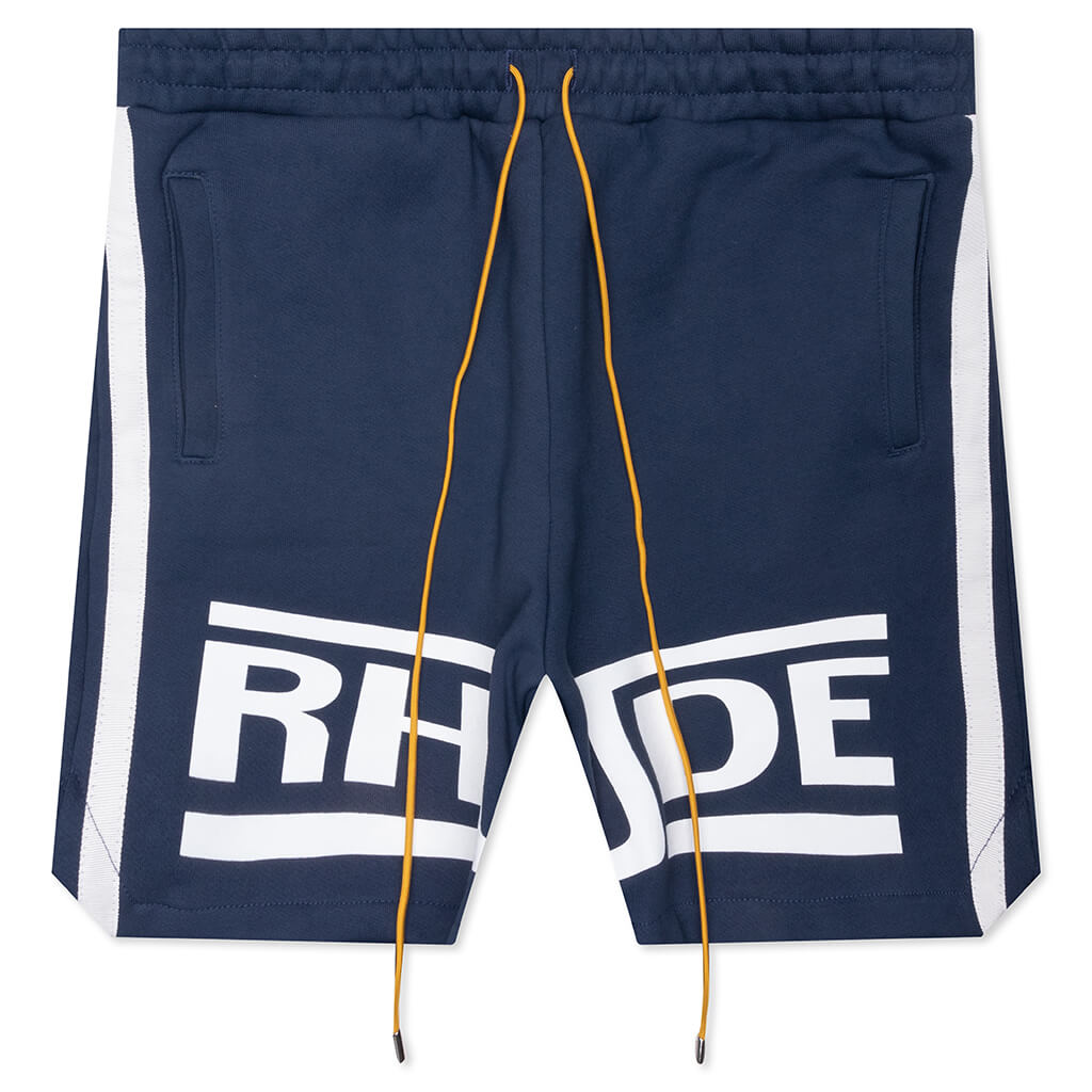 Rhude Champions Short - Navy/Vintage White